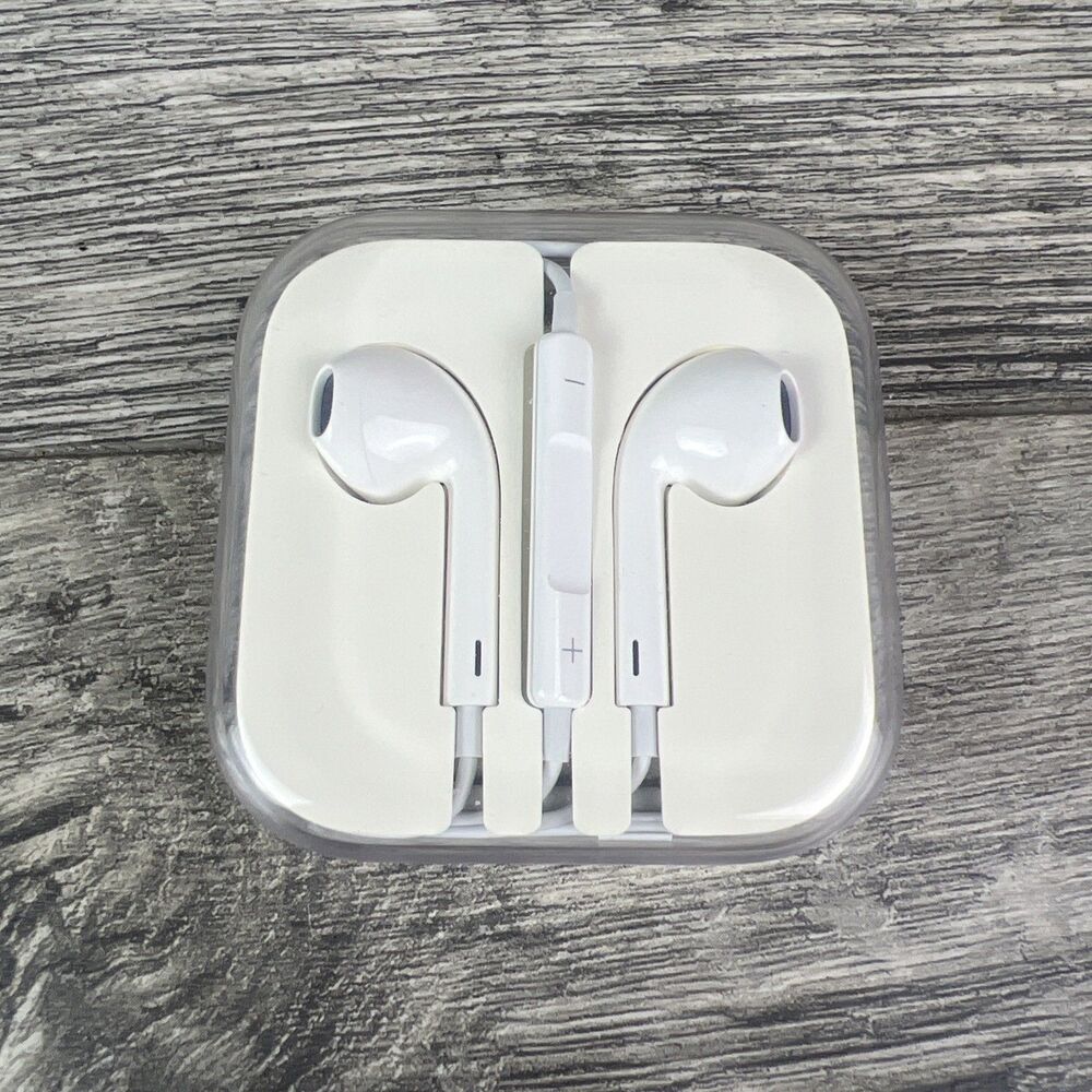 Apple OEM Earbuds Plug-In Earphones Wired with Case 3.5mm Jack